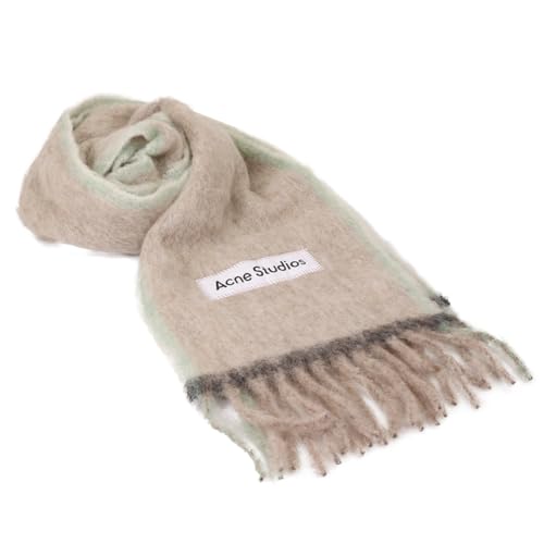 Acne Studios マフラー グレー ベージュ イエロー itm0013-01.jpg
